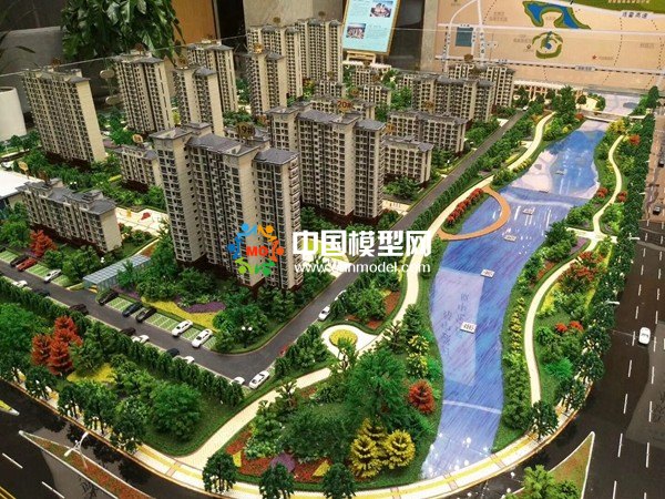 天润国际公馆售楼建筑模型