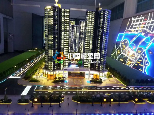 阳光城项目建筑模型