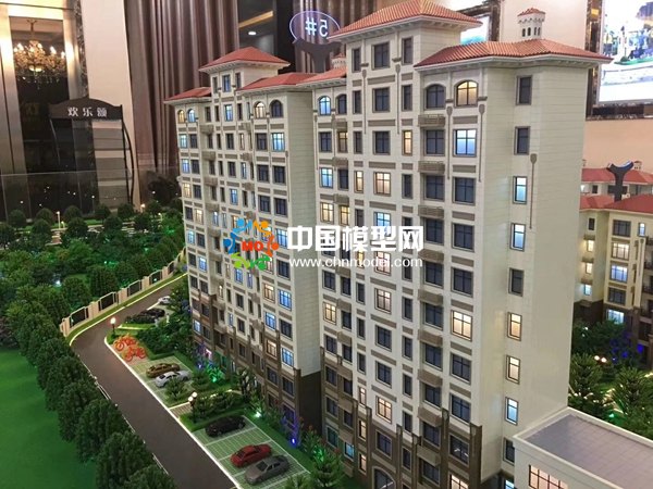 花园式洋房沙盘模型