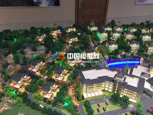 白云美佳别墅建筑模型