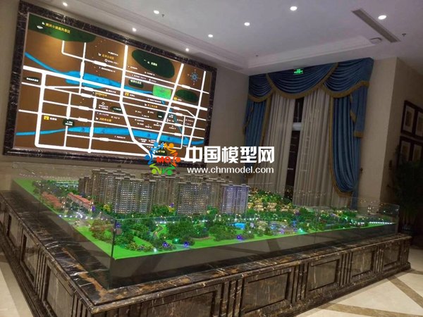 恒大城售楼部沙盘模型