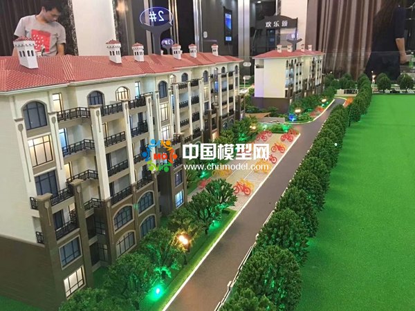 花园式洋房沙盘模型