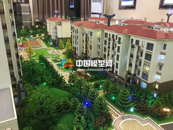 花园式洋房沙盘模型