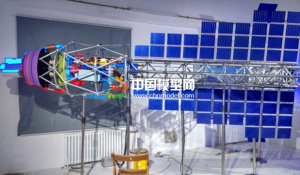 中国航天电磁推进热排放系统沙盘模型