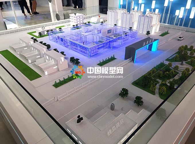 未来社区智慧生活沙盘模型