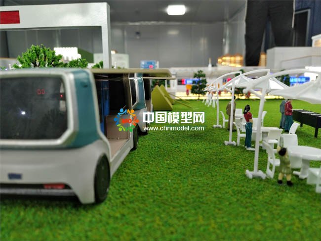 AI智慧园区沙盘模型