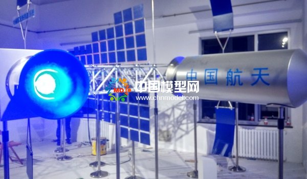 中国航天电磁推进热排放系统沙盘模型