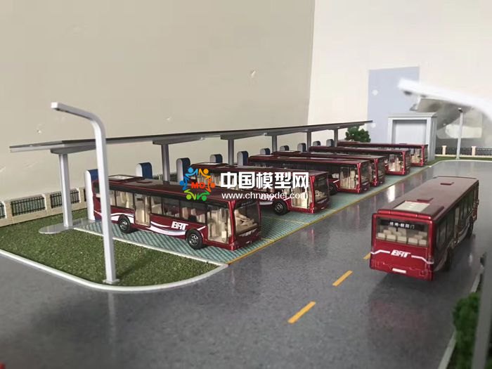 智能充电桩沙盘模型