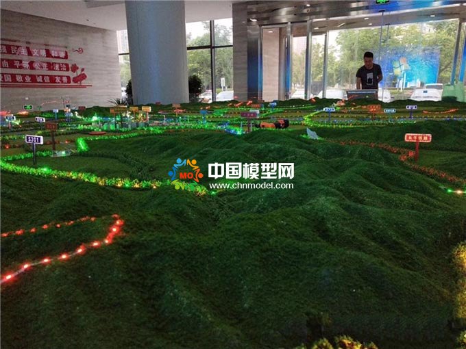 公路交通规划沙盘模型