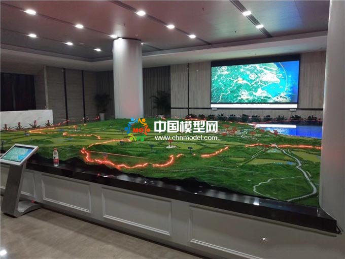 公路交通规划沙盘模型