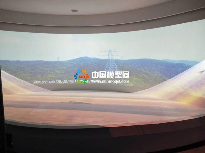 带电作业场景模拟沙盘模型