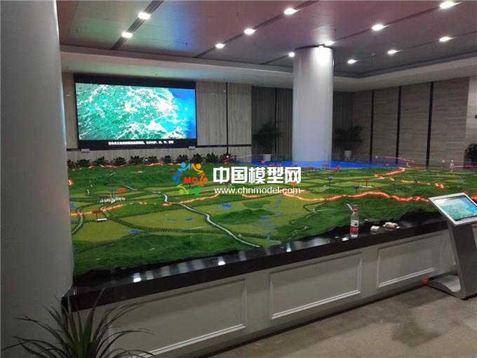 公路交通规划沙盘模型