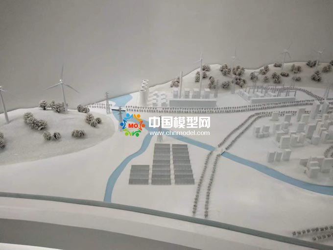 带电作业场景模拟沙盘模型