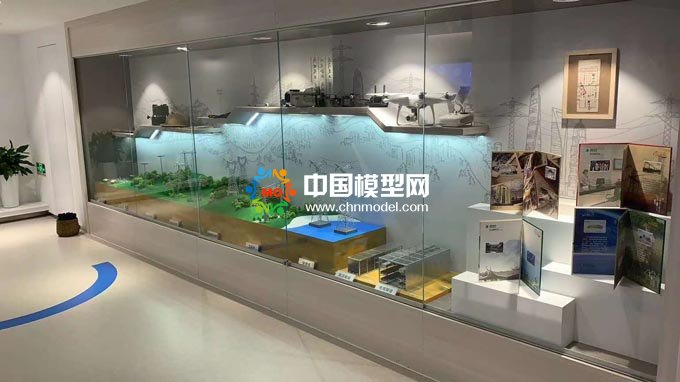 输变电用电线杆展示沙盘模型