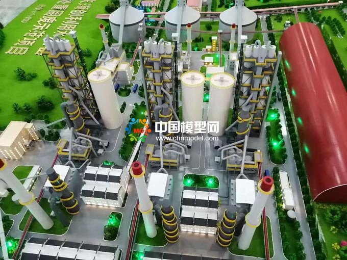 海螺水泥窑综合利用固废危废项目沙盘模型