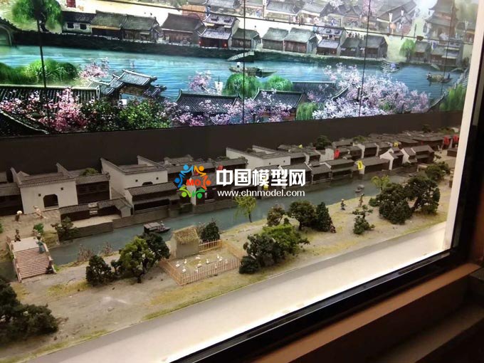 塘栖古镇微缩古建筑模型