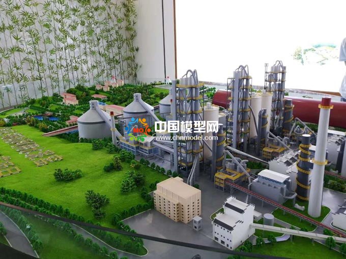 海螺水泥窑综合利用固废危废项目沙盘模型