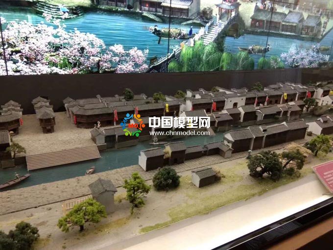 塘栖古镇微缩古建筑模型