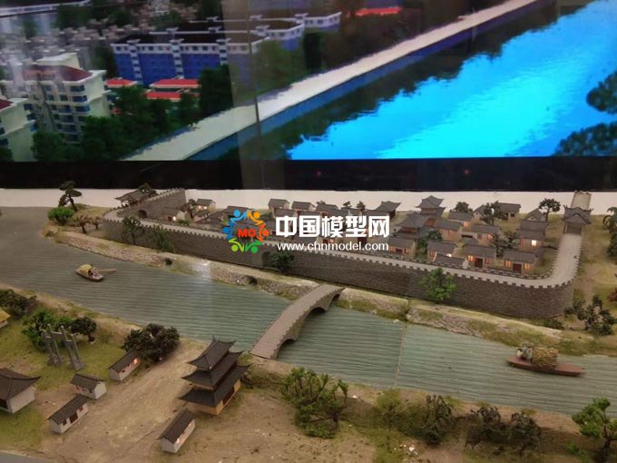 塘栖古镇微缩古建筑模型