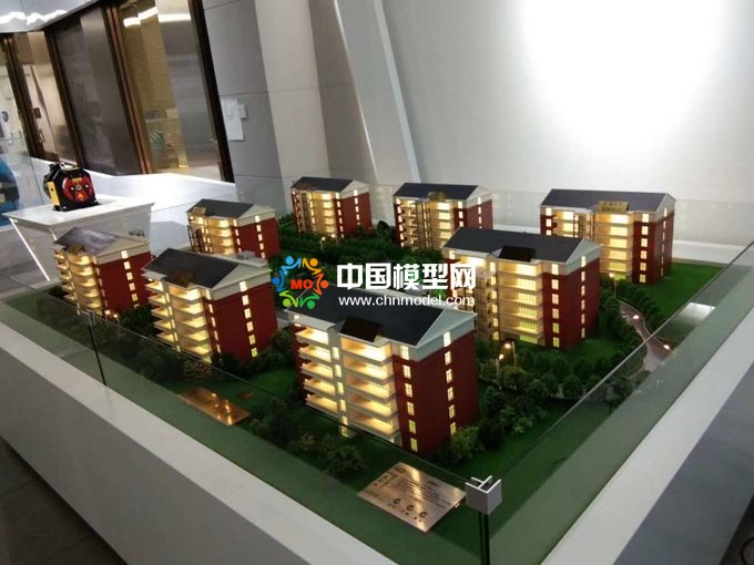 老旧小区加装电梯沙盘模型