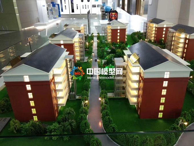 老旧小区加装电梯沙盘模型