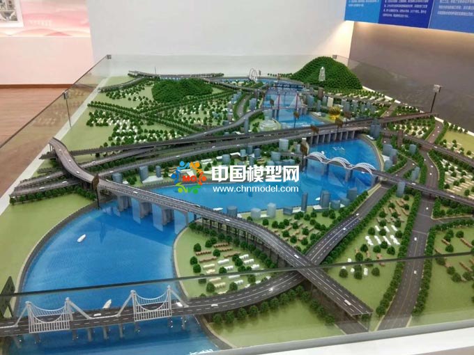 桥梁沙盘模型展播
