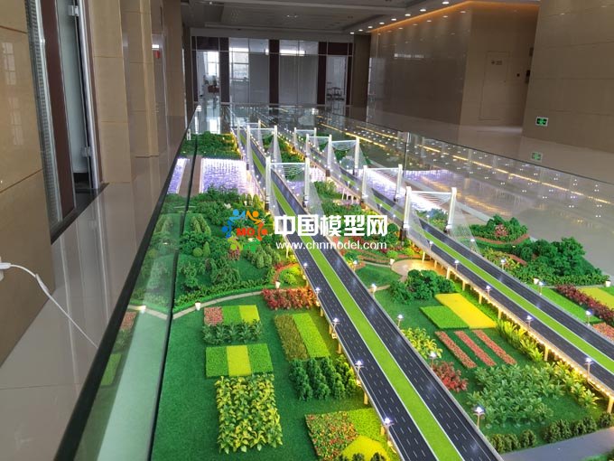 高速公路桥沙盘模型