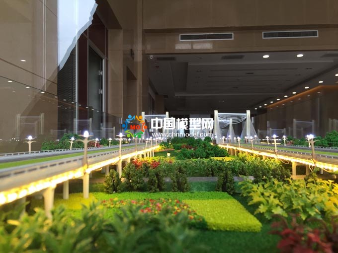 高速公路桥沙盘模型