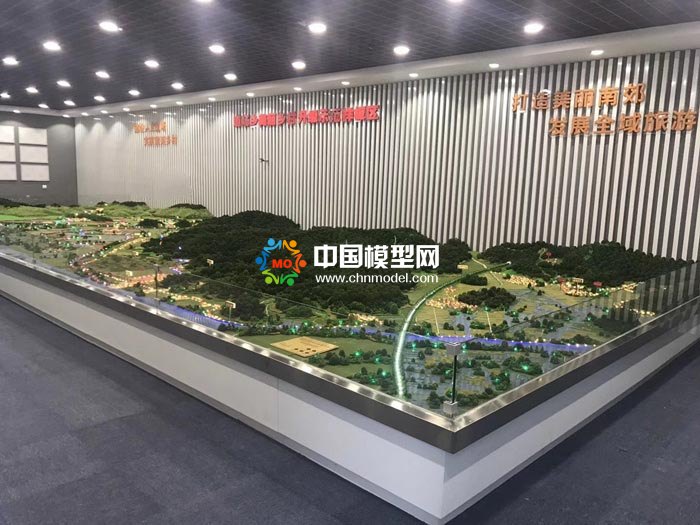 道场乡美丽乡村示范样板区沙盘模型