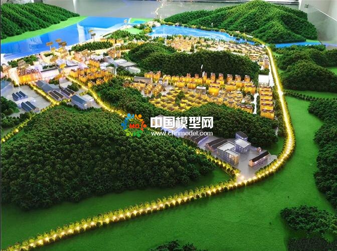 大洋镇小城镇环境整治沙盘模型