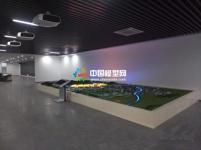 山下湖镇特色小镇沙盘模型