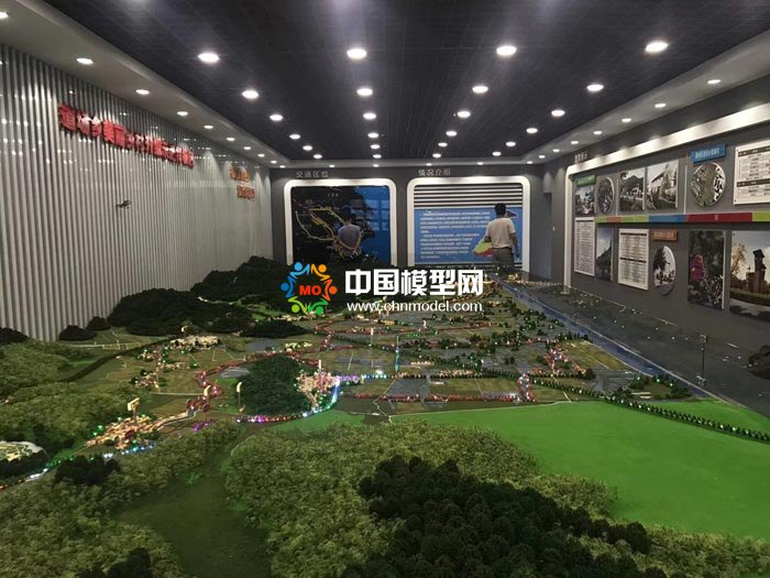 道场乡美丽乡村示范样板区沙盘模型