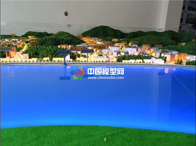大洋镇小城镇环境整治沙盘模型