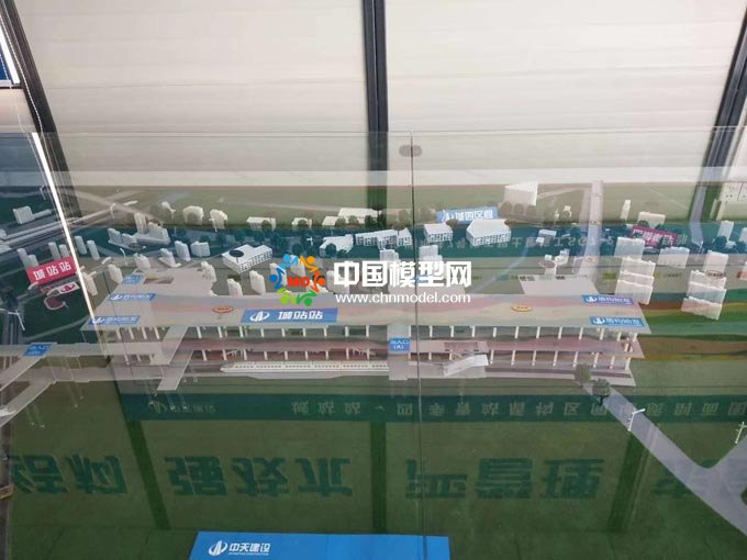 地铁车站结构沙盘模型