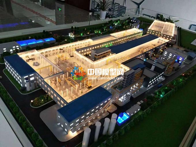工厂生产线工艺流程沙盘模型