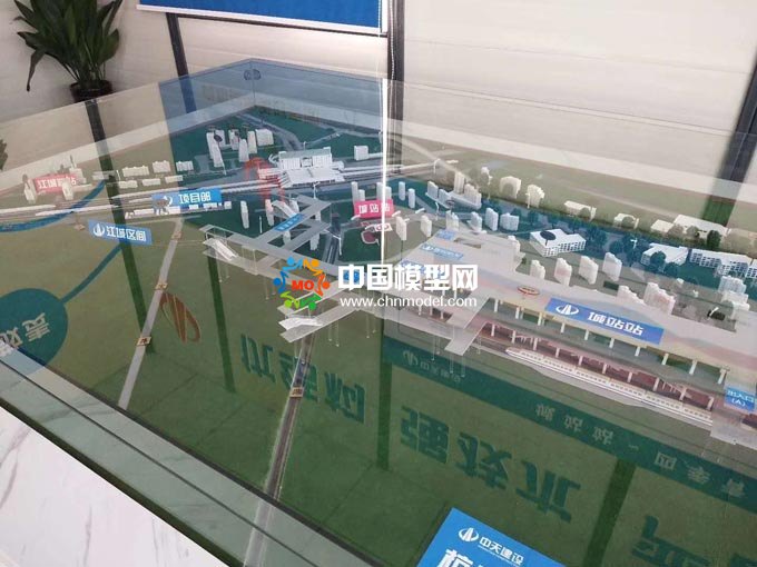 地铁车站结构沙盘模型