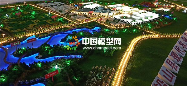 现代农业示范基地沙盘模型
