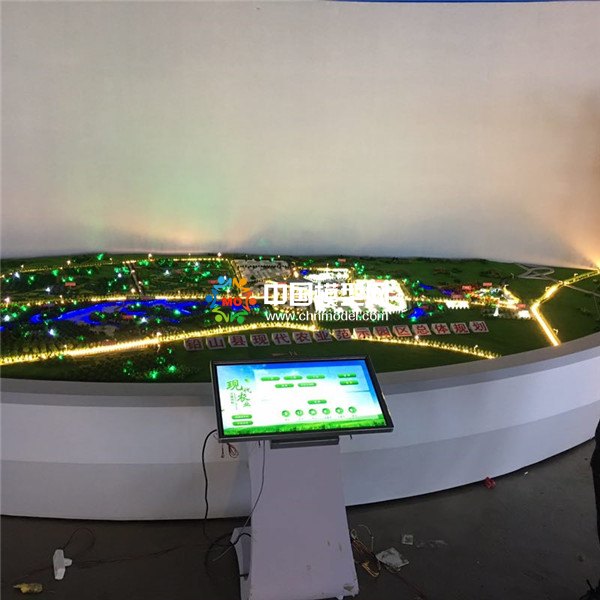 现代农业示范基地沙盘模型