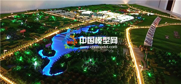 现代农业示范基地沙盘模型