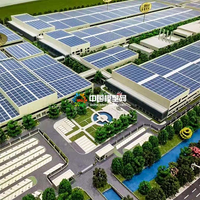 太阳能光伏屋顶发电沙盘模型