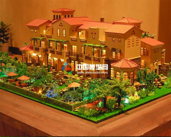 排屋别墅沙盘模型