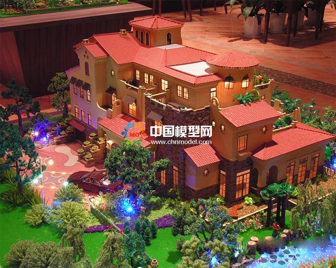排屋别墅沙盘模型