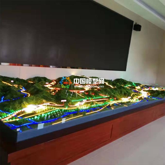 高铁路网沙盘模型