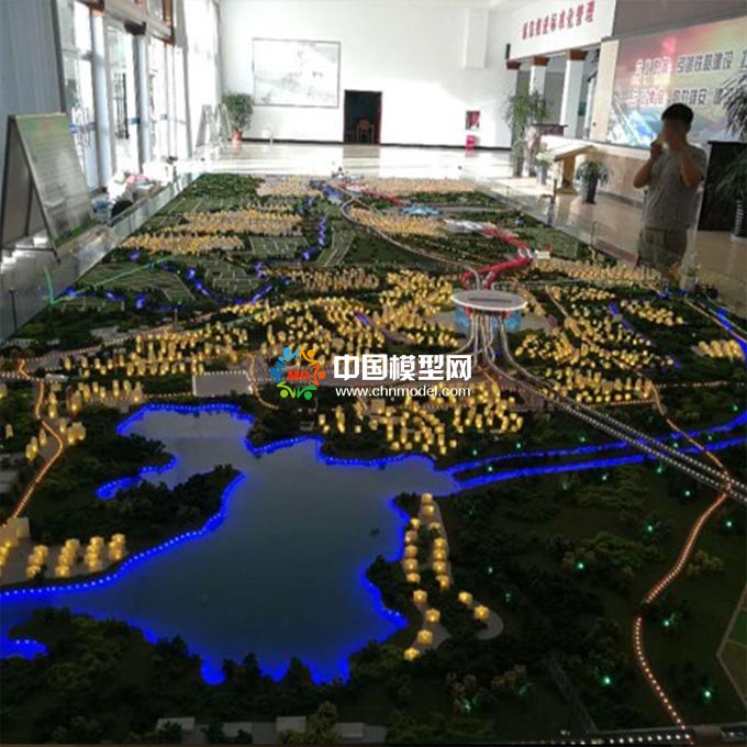 高铁路网沙盘模型