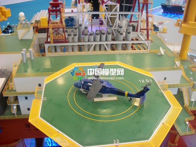 海上石油钻井平台模型