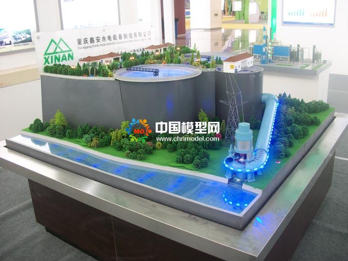 城市污水回能发电沙盘模型