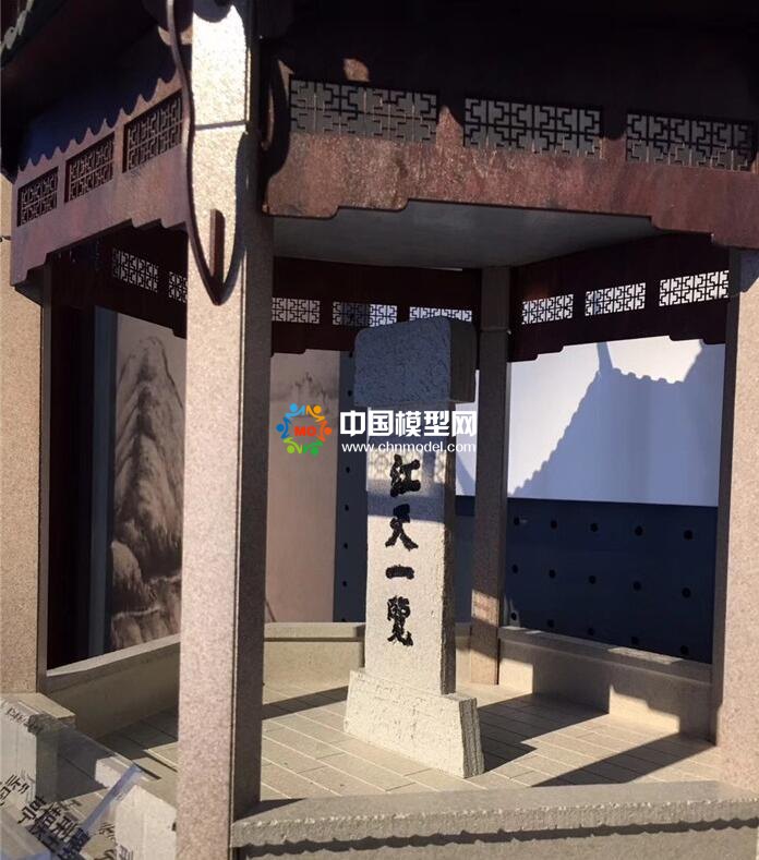 江天一览亭模型
