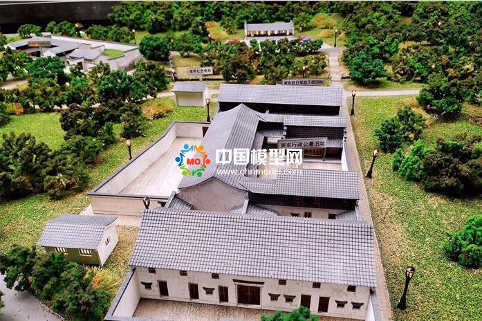 旅游服务中心沙盘模型