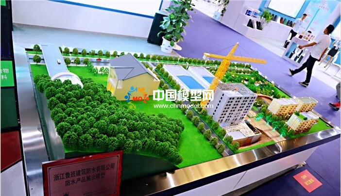 建筑防水工程材料展示沙盘模型