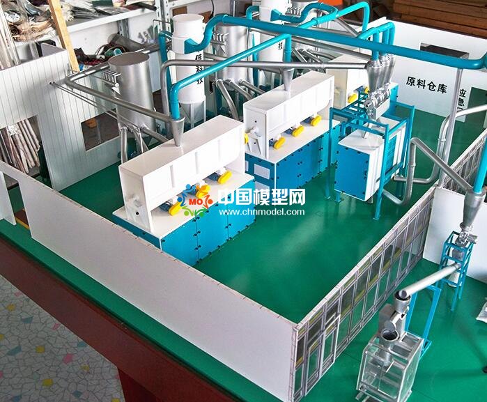 中科院：小麦糊粉层分离技术沙盘模型